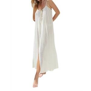 NEW HANDLOOM breeze dress in white stripe